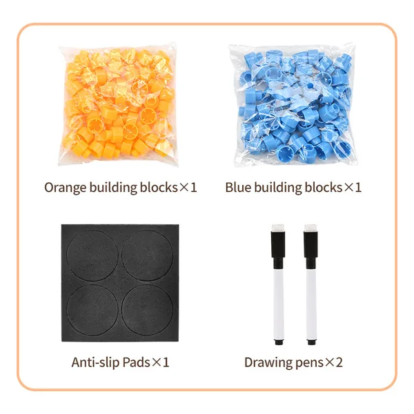 TW309267 2 in 1 Multi-function Drawing Board Building Blocks Table Ch