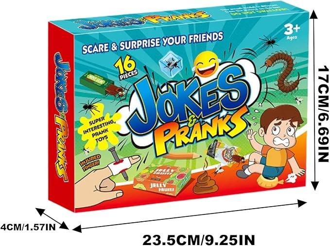 TW316536 Prank Kit Funny Gag Gifts Joke Box Practical Jokes Perfect P