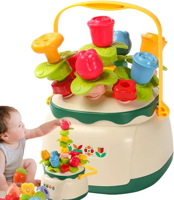 TW286102 Flower Building Toys Portable Floral Construction Sets Botan
