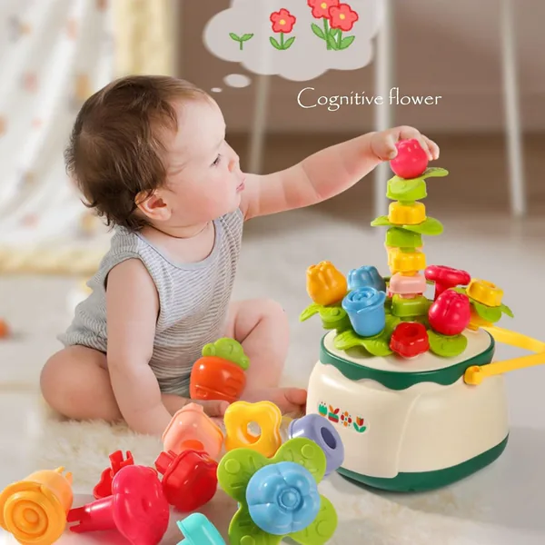 TW286102 Flower Building Toys Portable Floral Construction Sets Botan