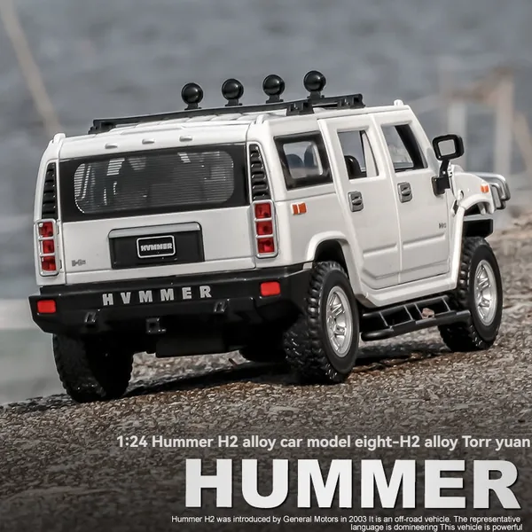 TW301047 1:24 Scale Diecast Toys HUMMER Car Toys Metal Model Collecti