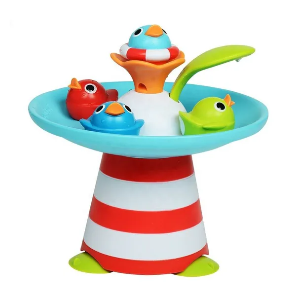 TW114918 Baby Bath Toys Floating Kid Bath Toys Sprinkler Duck Toys Mu