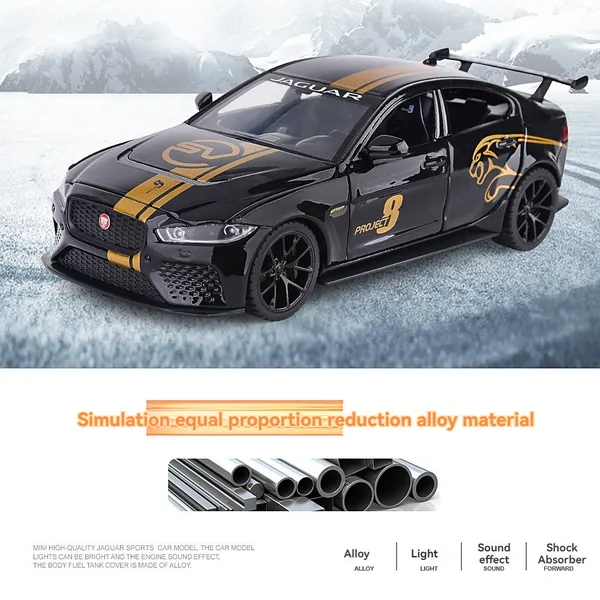 TW301050 1/24 Big Size Diecast Toys Car Ja-guar Pace TROPHY Metal Mod