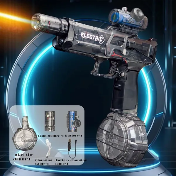 TW305227 Long Range Electric Water Gun with Interactive Light-up Toys