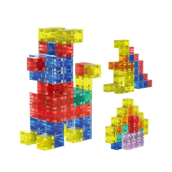 TW296539 32pcs Digit Blocks STEM Learning Toys Translucent Magnetics