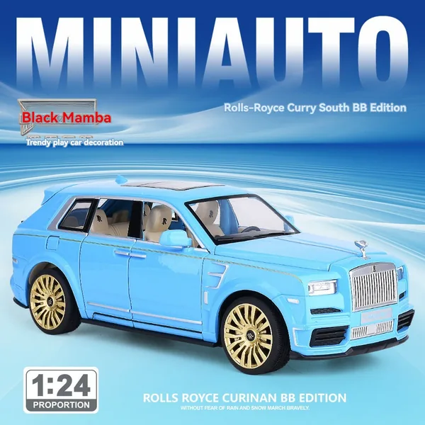 TW301051 1:24 Scale Diecast Toys Cul-linan Car Toys Metal Model for C