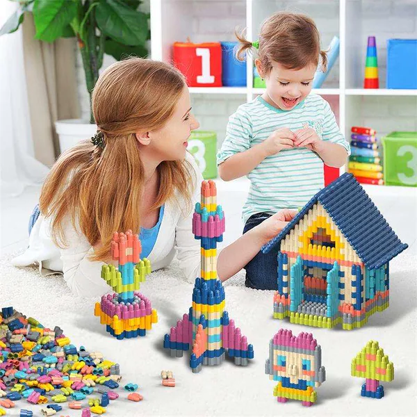TW295534 Custom Educational STEM 400pcs Building Blocks Toys Set DIY