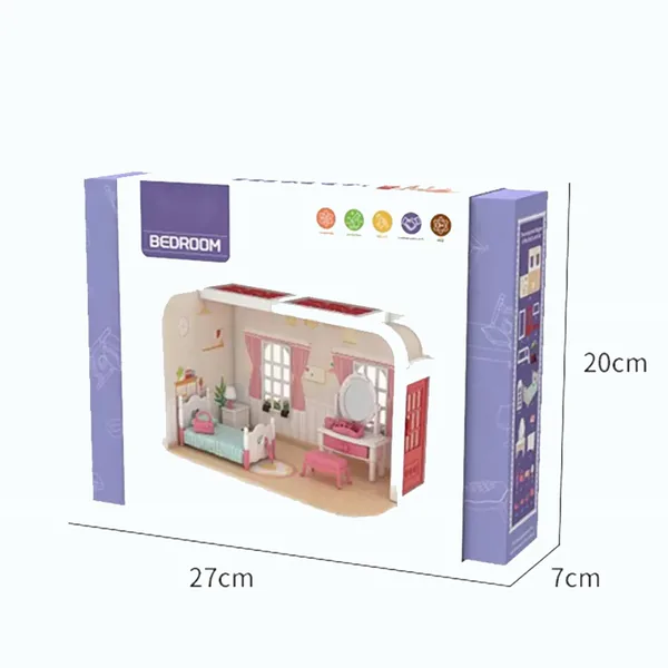 TW261000 Kids Educational Toys DIY Kids Fun Plastic Diy Furniture Bed