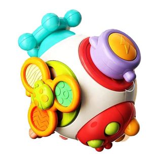 Montessori Baby Sensory Busy Cube Travel Toy for Toddlers