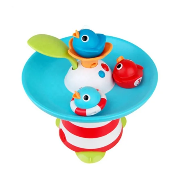 TW114918 Baby Bath Toys Floating Kid Bath Toys Sprinkler Duck Toys Mu