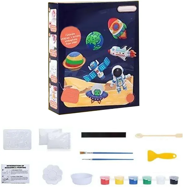 TW307400 DIY Dinosaur Painting Kit for Kids Plaster Painting Figurine