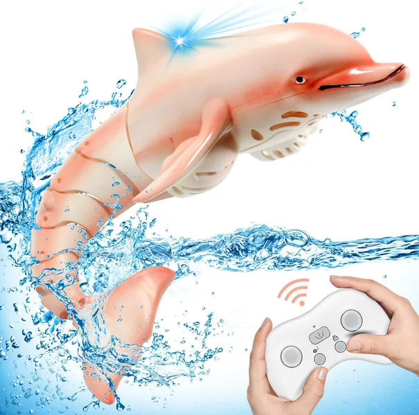 TW305031 2.4G RC Dolphin Toy Remote Control Shark Pool Toy Animals Rc
