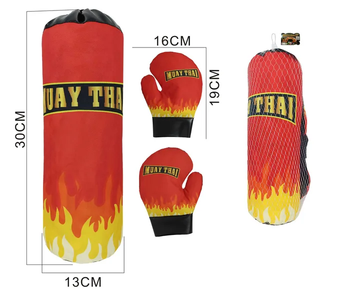 TW304863-Toy New Boxing Set Boxing Bag and Gloves Summer Indoor Outdoor S