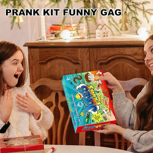 TW316536 Prank Kit Funny Gag Gifts Joke Box Practical Jokes Perfect P
