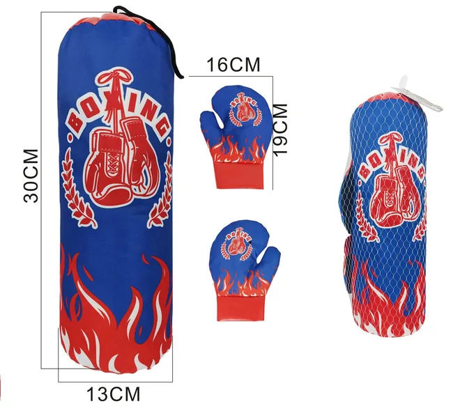 TW304863-Toy New Boxing Set Boxing Bag and Gloves Summer Indoor Outdoor S