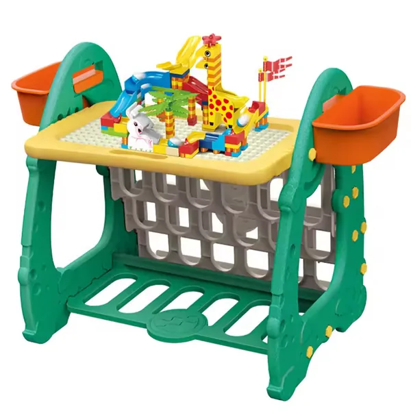 TW304867 4 In1 Children 163PCS Building Blocks Toy Set with Kids Draw