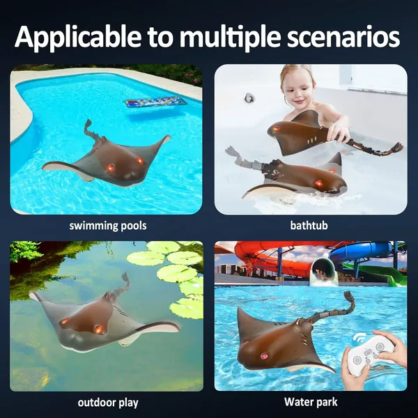 TW305027 Remote Control Shark Toy Animals for Kids RC Shark for Pool