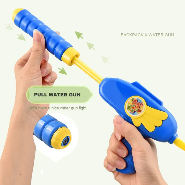 Toy Songkran Kids Toy Gun Backpack Pull Water Gun Watering Blast