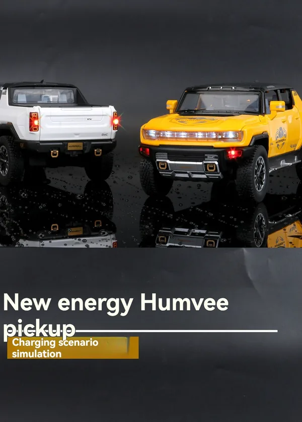 TW301045 Diecast Toys HUMMER PICKUP Metal Car Model Kid Cars Collecti