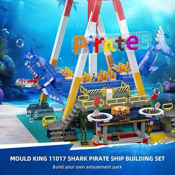 TW339499 Pirate Ship Sports Theme Building Set 1922+ Pcs Educational