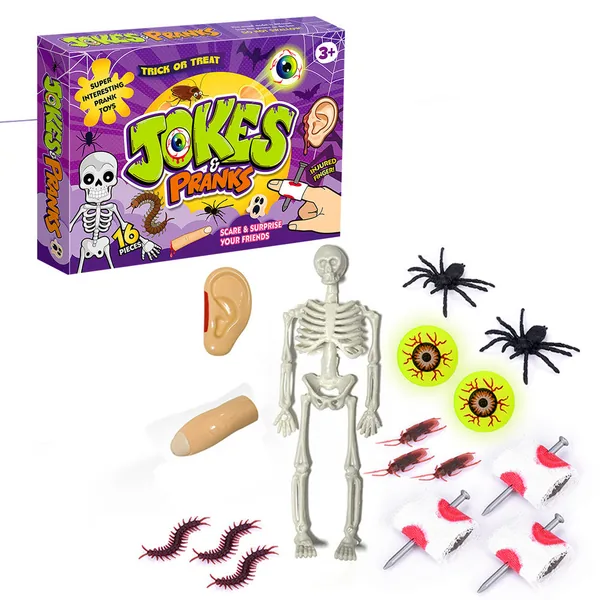 TW316536 Prank Kit Funny Gag Gifts Joke Box Practical Jokes Perfect P