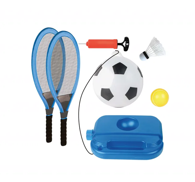 TW304902-Toy 3 in 1 Fashion Safety Tennis Racket Football Trainer Outdoor
