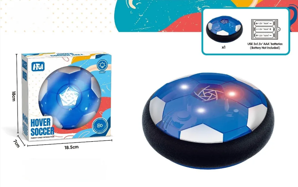 TW304631-Toy Light-up 18cm Hover Soccer Ball With Football Net Gate Indoo