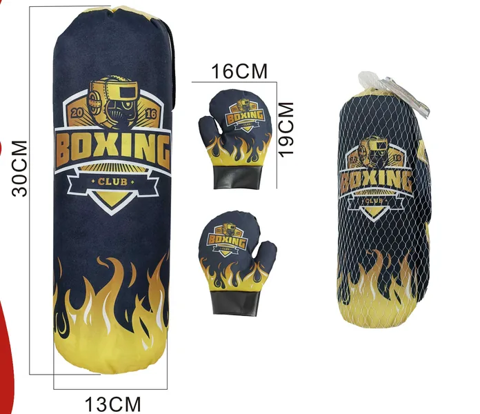 TW304863-Toy New Boxing Set Boxing Bag and Gloves Summer Indoor Outdoor S