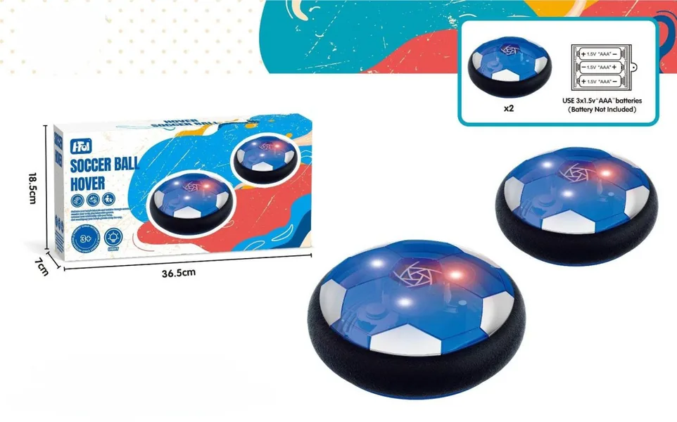 TW304631-Toy Light-up 18cm Hover Soccer Ball With Football Net Gate Indoo