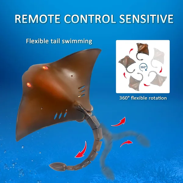 TW305027 Remote Control Shark Toy Animals for Kids RC Shark for Pool