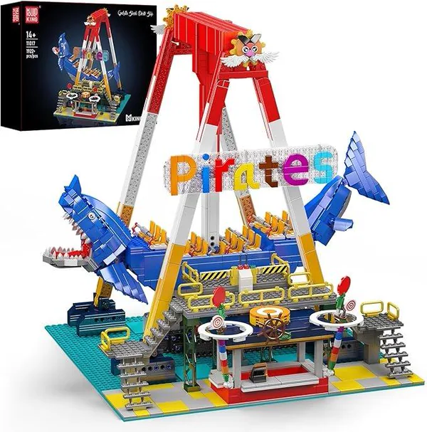 TW339499 Pirate Ship Sports Theme Building Set 1922+ Pcs Educational