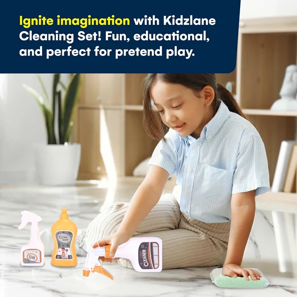 TW303807 Kids Toddler Cleaning Set Pretend Play Toy House Cleaning To
