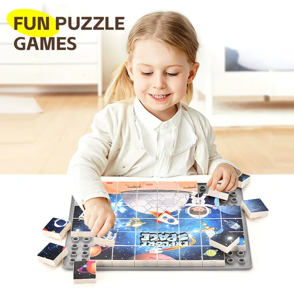 TW309267 2 in 1 Multi-function Drawing Board Building Blocks Table Ch