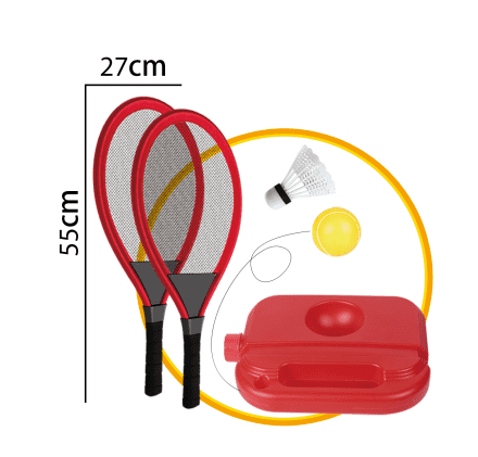 TW304902-Toy 3 in 1 Fashion Safety Tennis Racket Football Trainer Outdoor