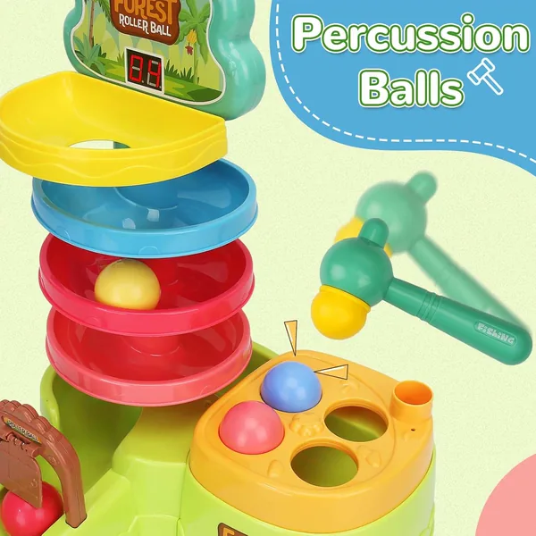 TW305023 Baby Toddler Montessori Toys Hammer Pound Ball Toy Shoot Bal