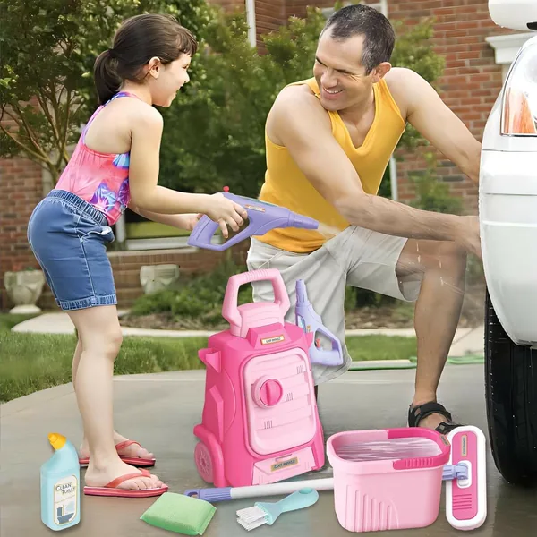 TW303813 11 PCS Pretend Play Toys Housekeeping Kit House Cleaning Toy