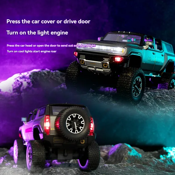 TW301046 Big Off-roads Wheel Diecast Toys Car HUMMER Metal Model Coll