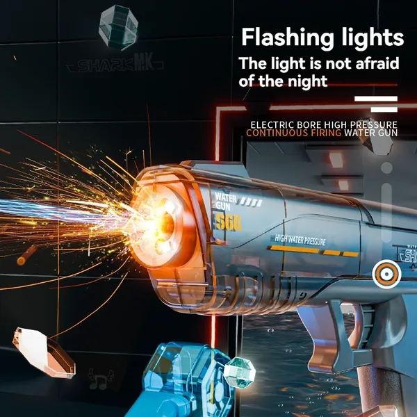 TW322847 Spitfire Electric Water Gun with LED Light-up Toys Powerful
