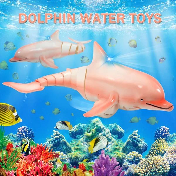 TW305031 2.4G RC Dolphin Toy Remote Control Shark Pool Toy Animals Rc