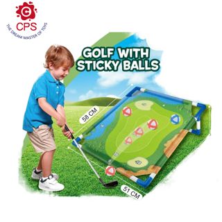 High Quality Golf Toy Set with Sticky Ball