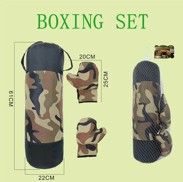 TW304655-Toy Indoor Outdoor Sport Toy Boxing Bag and Gloves Boxing Set Su