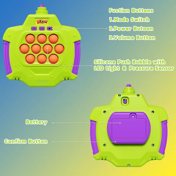 TW291367 Pop Fidgets Kids Games Toys Handheld Sensory with Balloons Q
