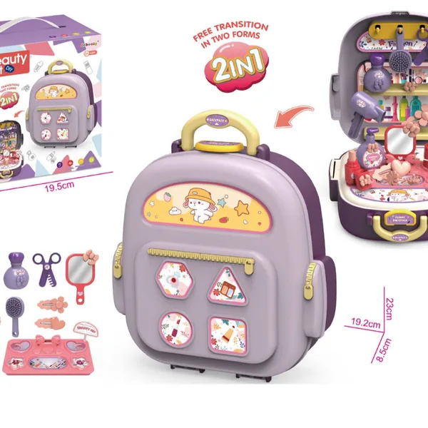 TW283799 Kids 2 in 1 Kitchen Food Set Pretend Play Toy Doctors Orname