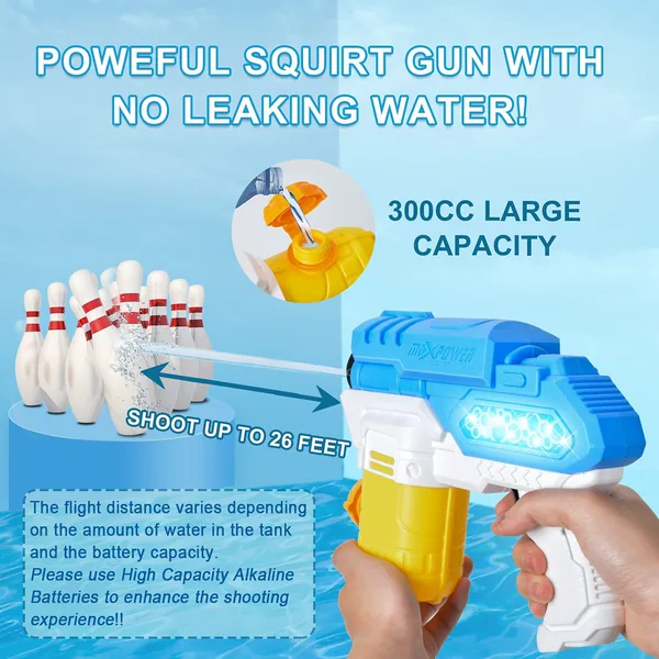 Toy Songkran Fast Closing Battery Operated Electric Super Water