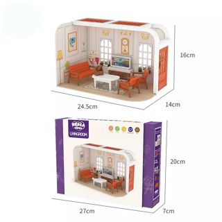 Diary DIY House Kit Miniature Furniture Educational Set