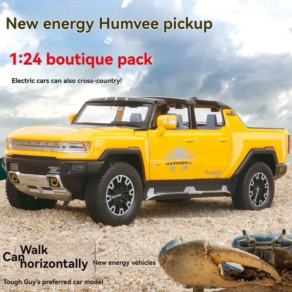 TW301045 Diecast Toys HUMMER PICKUP Metal Car Model Kid Cars Collecti