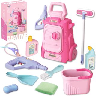 11 PCS Pretend Play Housekeeping Kit Cleaning Toys