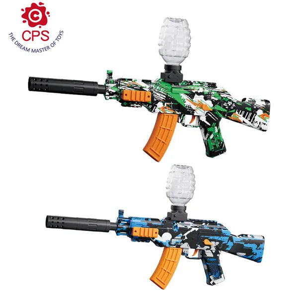 TW306393 Soft Bullet Gun Blaster AK47 Automatic Water Gun Electric Gu