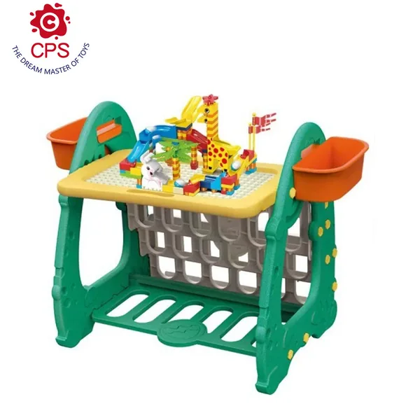 TW304867 4 In1 Children 163PCS Building Blocks Toy Set with Kids Draw