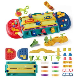 Multi-functional Colorful Clay Fidgets Electric Conveyor Battle Table